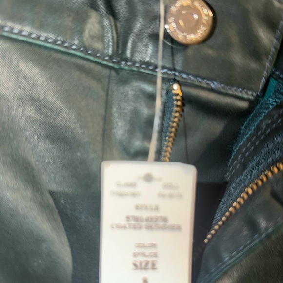 White House Black Market Dark Green Skinny Leg Pants - Picture 10 of 15